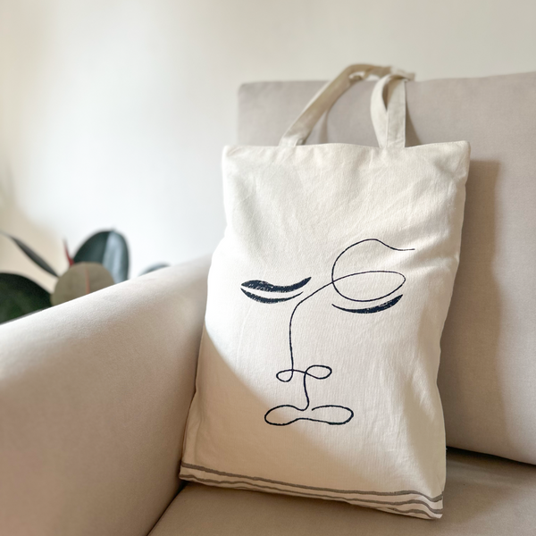 Kanso 14"x16" Minimalist Art Inspired Tote Bag