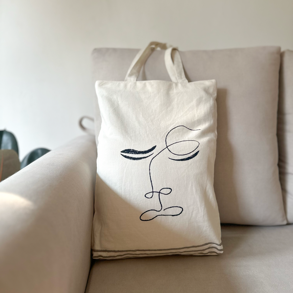 Kanso 14"x16" Minimalist Art Inspired Tote Bag