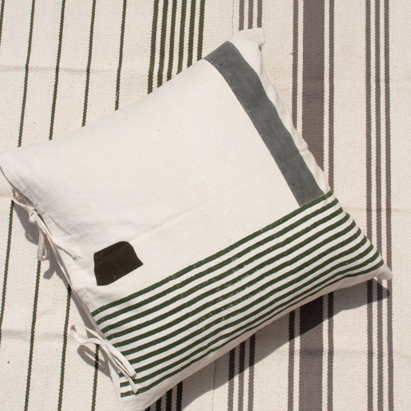 Ukiyo 18"x18" Sustainable Cotton Cushion Cover