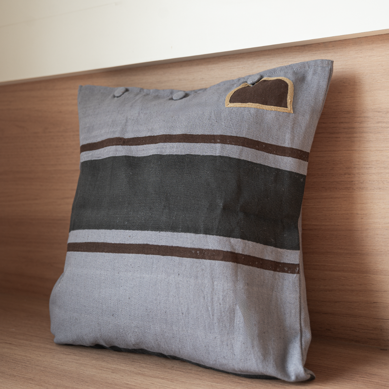 Hiroka 16"x16" Decorative Cotton Cushion Cover