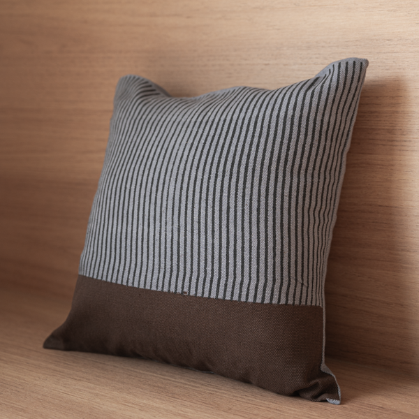 Mikan 12"x12" Earthy Cotton Cushion Cover